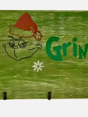 Merry Grinchmas Stocking Holder - Stocking Hanger - Grinch